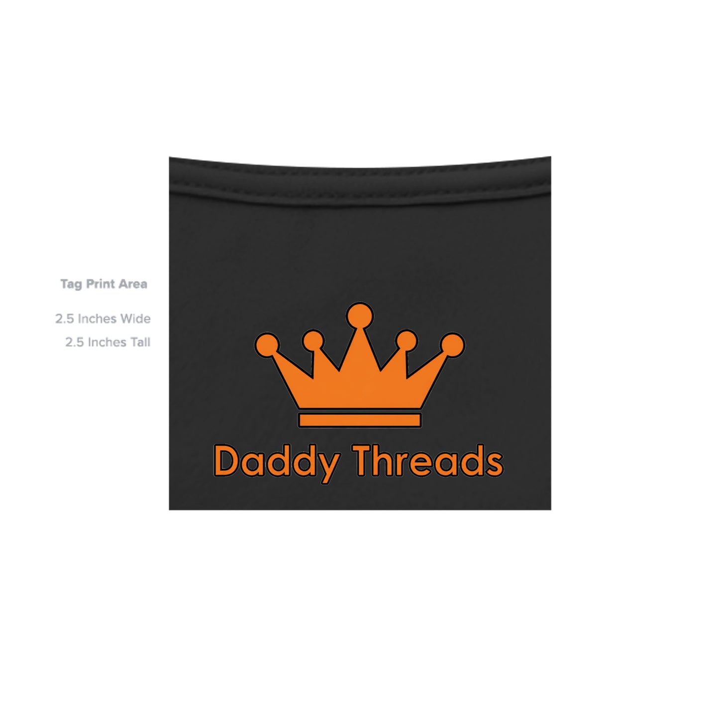 Pitching and Catching vintage baseball graphic on black unisex heavy cotton tee, inside neck tag detail — Daddy Threads