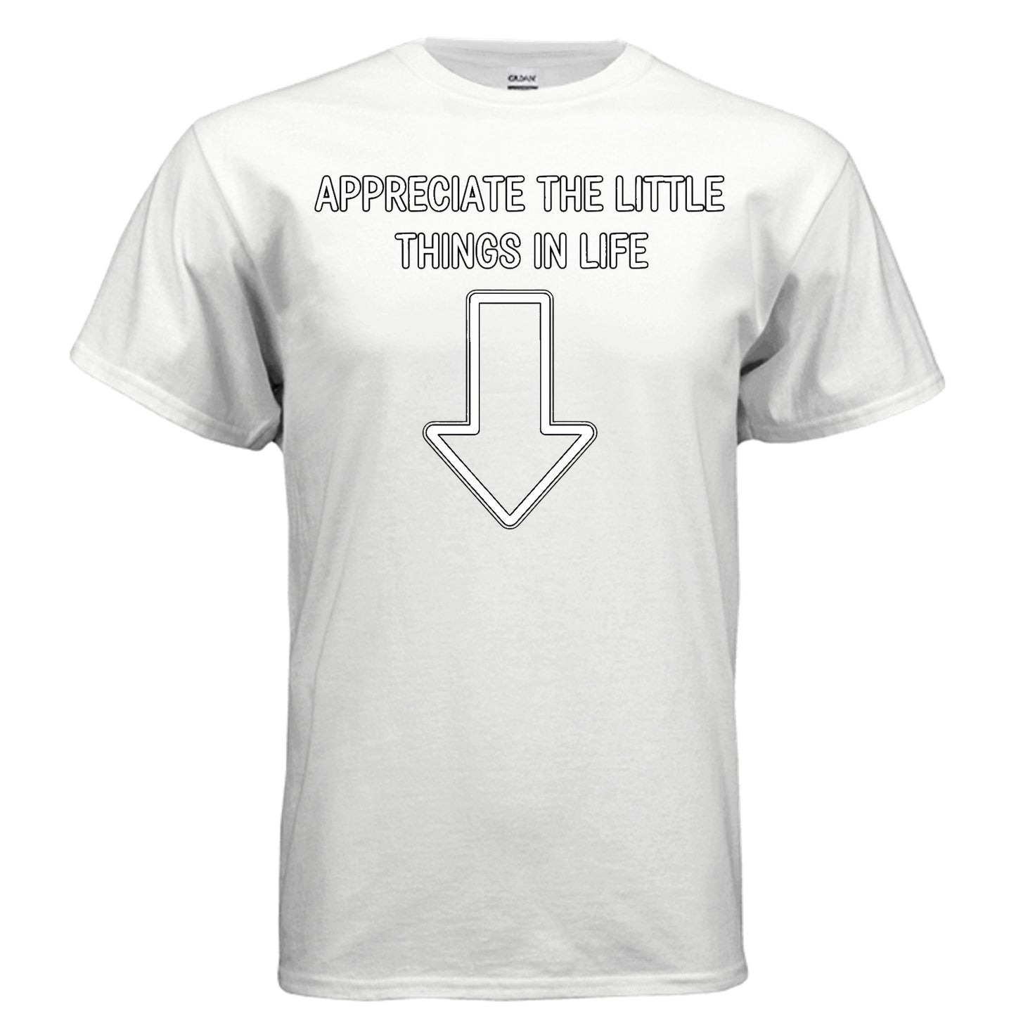 Appreciate the Smaller Things vintage graphic on white unisex heavy cotton tee — Daddy Threads