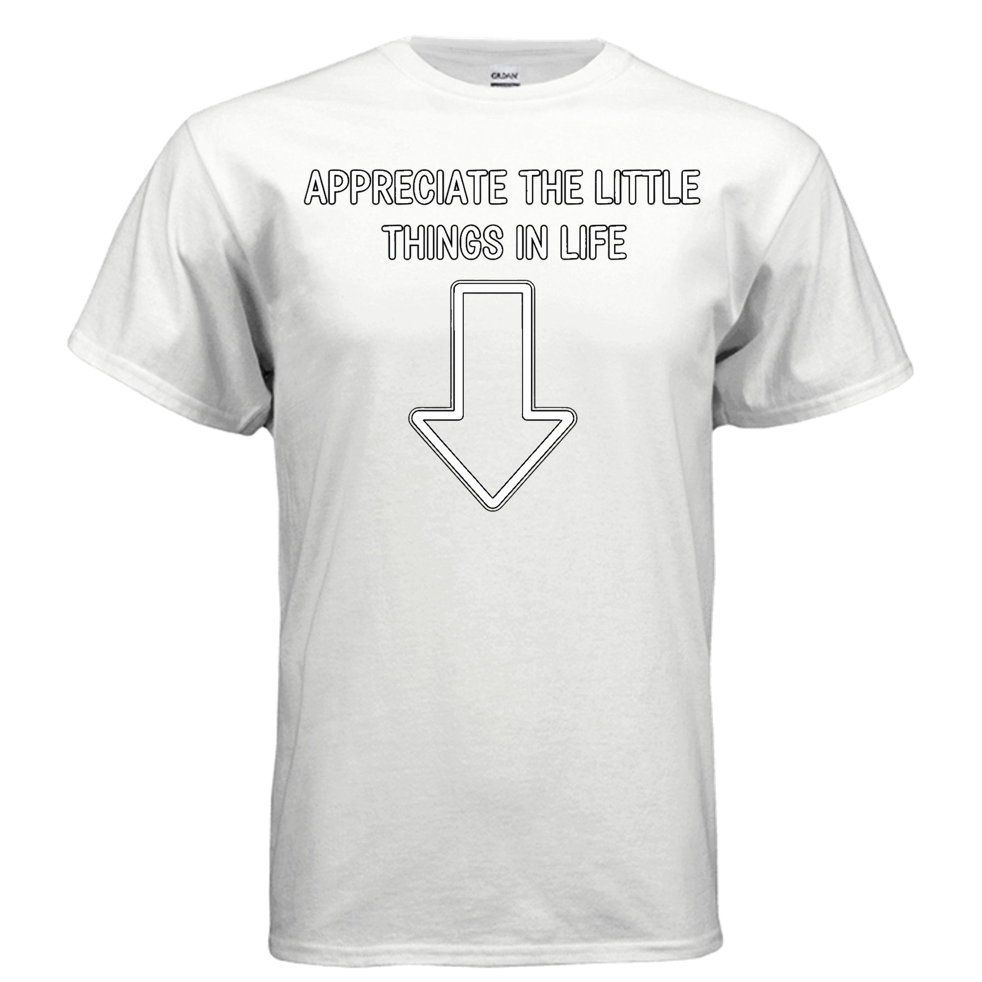 Appreciate the Smaller Things vintage graphic on white unisex heavy cotton tee — Daddy Threads