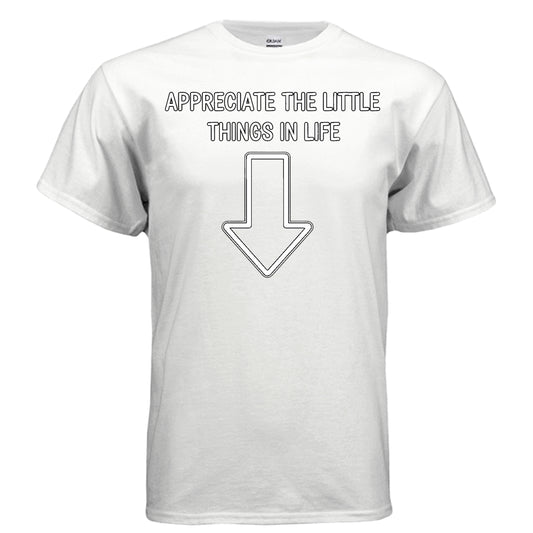 Appreciate the Smaller Things vintage graphic on white unisex heavy cotton tee — Daddy Threads