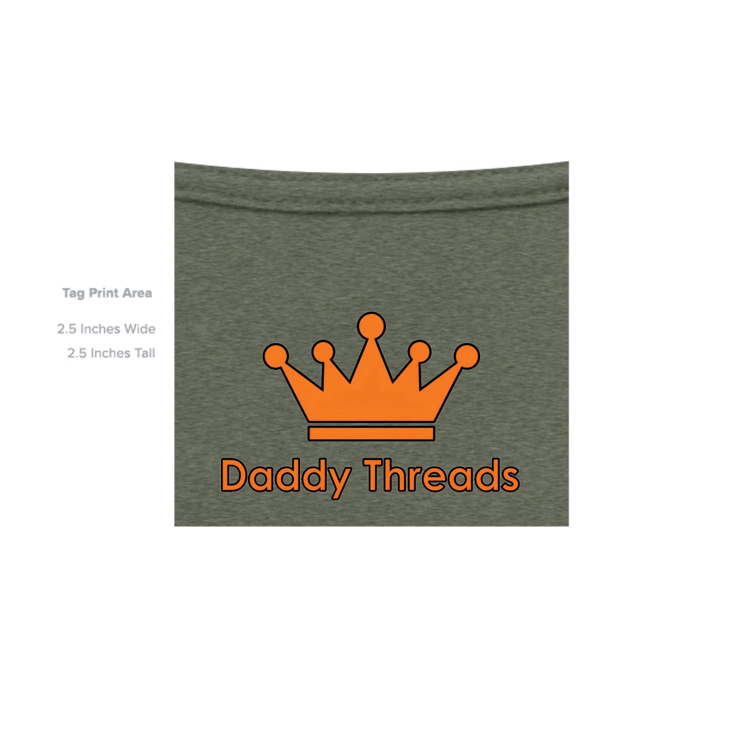 HEATHER MILITARY GREEN - G500 - INSIDE_TAG_LINE